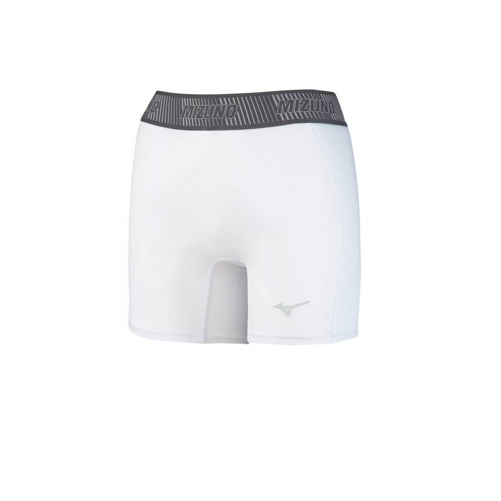 Damske Šortky Mizuno Aero Vent Padded Sliding Softball Biele Vypredaj DJOR36518